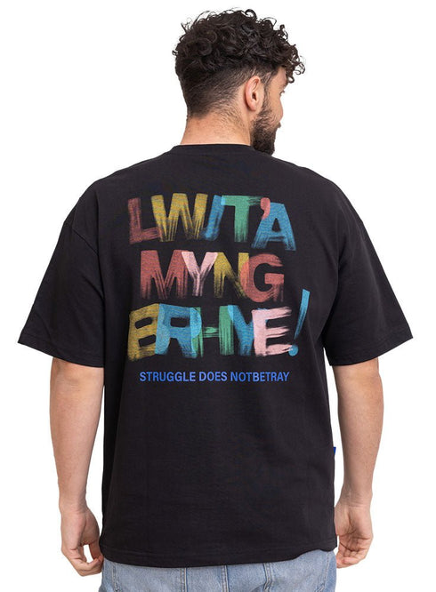Black Design 3747VIG - O - S Round T-shirt - Khotwh